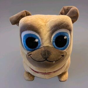 Puppy Dog Pals ROLLY Pug 12" Plush Disney Store Junior Stuffed Animal